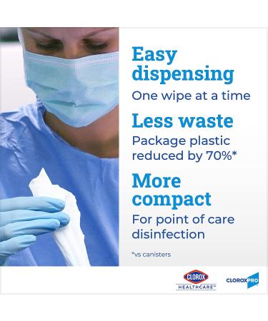 CloroxPro Healthcare Versasure Cleaner Disinfectant Wipes - Alcohol-Free, Healthcare & Industrial Cleaning - 85 Count Canister - Buy Online on SooperMarket.com