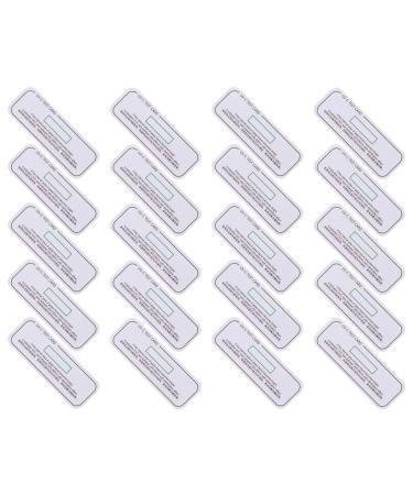 TEHAUX Test Strips Test Papers UV Discoloration Detection Cards UV Test Cards Multifunction Testing Supplies for UVA UVB UVB Device Phone Cleaner 20Pcs