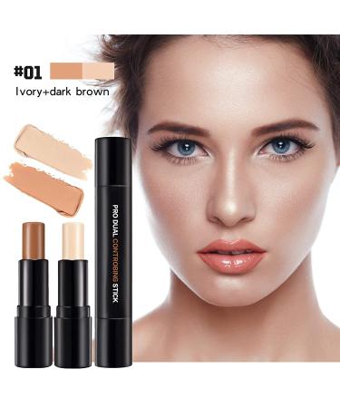 Cream Bronzer Contour Stick Highlighter Makeup Stick - Waterproof Professional Face Contour Palette - Buy Online on SooperMarket.com