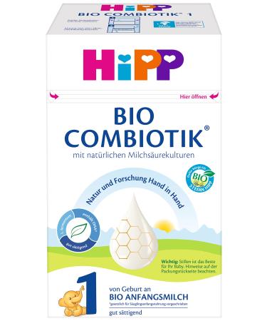 HiPP Organic Milk Formula 1 ORGANIC Combiotik pack of 4 (4 x 600g) 1 ORGANIC Combiotik-New 600 g (pack of 4)