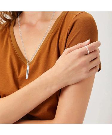 Anxiety Relief Necklace Breathing Exercise Device for Meditation Breathing Necklace for Stress Relief Claming Down Relax Panic Attack Relief - Buy Online on SooperMarket.com