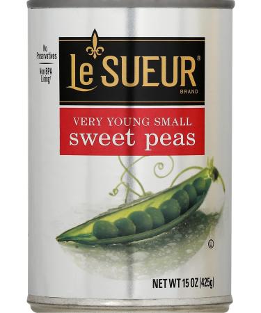 Le Sueur Very Young Small Sweet Peas, 15 Ounce (Pack of 24)