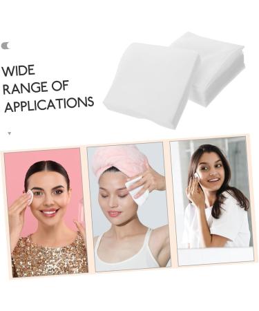200pcs Non-Woven Paper Bag Makeup Remover Pads - Facial Cleansing Nail Polish Remover Eco-Friendly Face Pads for Skincare - Buy Online on SooperMarket.com