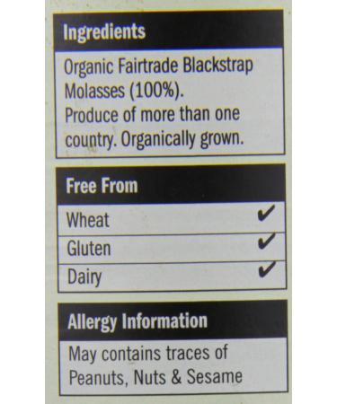 Meridian Organic Fairtrade Blackstrap Molasses 350g - Buy Online on SooperMarket.com