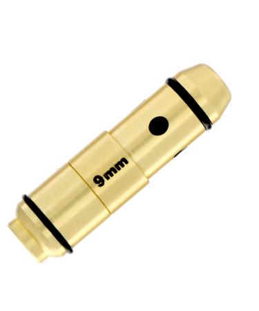 LaserLyte Laser Trainer Cartridge for Firearms with Built-In Rubber Snap Cap for Dry Fire and Laser Bullet Sight Training with Rifles and Handguns LT-9