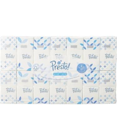 Presto! 4-Layer Paper Handkerchiefs - 1680 Pieces | 10 Packs of 168 | Soft & Strong International Shipping - Buy Online on SooperMarket.com
