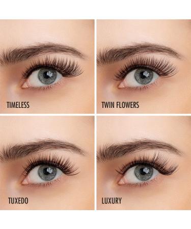 BEYELIAN DIY Individual Cluster Lashes 48pc Set - Natural Look, Reusable, Super Thin Band, Glue Bonded - Style3 0.07 Mix Black Band - False Eyelashes Extension for Stunning Eyes - Buy Online on SooperMarket.com
