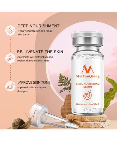 Trendyfave Snail Serum Snail Mucin Serum Nourishing Face Serum for Women Skin Repair Serum Reduce Wrinkles & Dark Spots Hydrating Firm Lift Restore Elasticity Facial Skincare - Buy Online on SooperMarket.com
