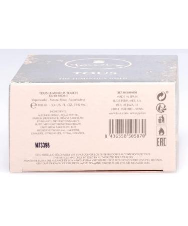 Tous Touch The Luminous Gold Women EDT Spray 3.4 oz - Buy Online on SooperMarket.com