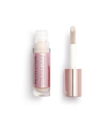 Buy Makeup Revolution Conceal & Define Concealer C0.5 - 4ml | International Shipping Available - Buy Online on SooperMarket.com