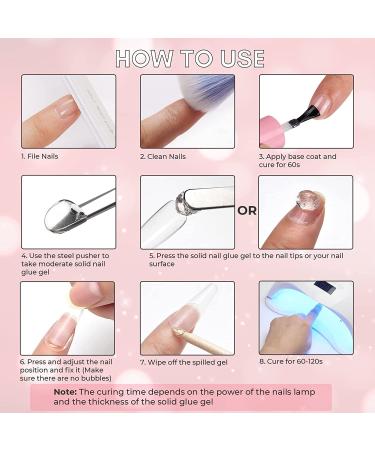 Makartt Solid UV Nail Glue for Press On Nails - 15ML - Buy Online on SooperMarket.com