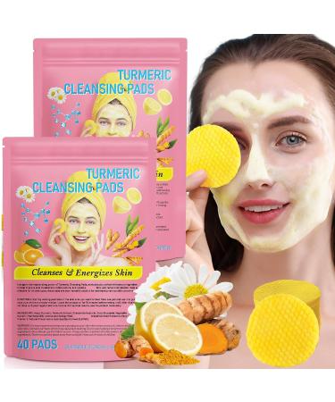 Turmeric Cleansing Pads Turmeric Cleansing Pads Helps Balance Skin Oil And Water Deep Clean Pores (2Pack)