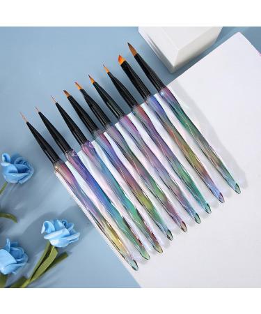 9PC Nail Art Kit: Pens Brushes Dots & Marking Tools for DIY Designs - Buy Online on SooperMarket.com
