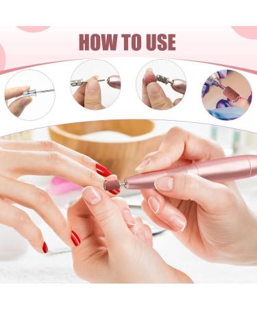 DHWEKU Nail Cutter Accessory Set Professional Manicure Pedicure Cutter Bits & Abrasive Sleeve Set for Nail Art 200 Pieces Sanding Sleeves with Nail Drill 180T/240 Nail Art Sanding - Buy Online on SooperMarket.com
