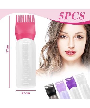 LOBVABA 3 Pieces Hair Oil Applicator Hair Applicator Hair Oil Dispenser with Scale Hair Dyeing Scale for Hair Oiling Hair Coloring - Buy Online on SooperMarket.com