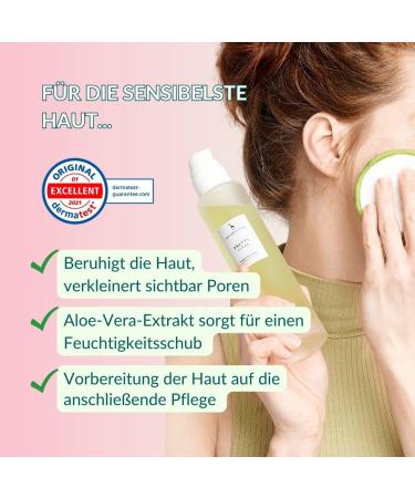 Natural Face Tonic with Organic Aloe Vera & Calendula Vegan Skincare for All Skin Types | Mother Nature Cosmetics - 150ml - Buy Online on SooperMarket.com