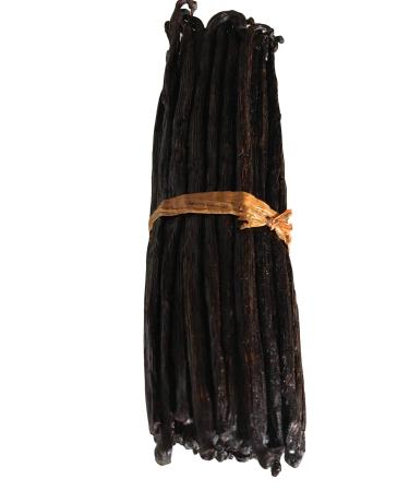 20 Grade B Madagascar Vanilla Beans for Extract (5"-7") Paste, Cooking, Baking by FITNCLEAN VANILLA| Whole Bourbon NON-GMO Pods