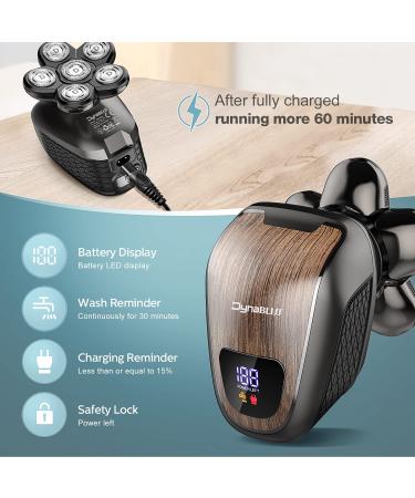 Dynabliss 6 in 1 Electric Head Shaver for Men & Women - Multifunctional Grooming Kit, Cordless & USB Rechargeable - Buy Online on SooperMarket.com