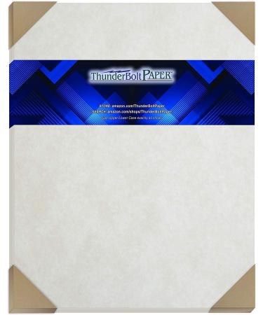 25 Gray Parchment 65lb Cover Weight Paper - 11 X 14 (11X14 Inches) Scrapbook|Picture-Frame Size - Printable Light Weight Cardstock Colored Sheets Old Parchment Semblance 11x14   25 Sheets