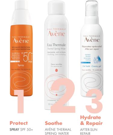 Avene 3 Milk Solar Spray Protection SPF50+ | Water-Repellent Sunscreen | 200ml - Buy Online for Global Shipping - Buy Online on SooperMarket.com