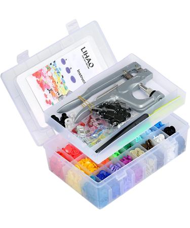 LIHAO 375 Sets T5 Plastic Snaps and Snap Pliers Set for Sewing and Crafting - Buy Online on SooperMarket.com