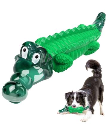 Aleath Indestructible Dog Chew Toys: Dog Toy for Large Medium Breed Dog - Dog Toys for Aggressive Chewers - Tough Dog Toys Green