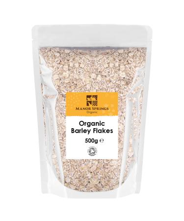 Organic Barley Flakes 500g by Manor Springs Organic