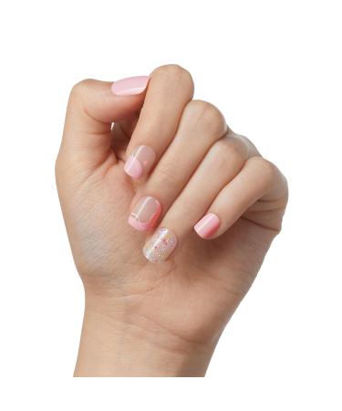 KISS imPRESS No Glue Mani Press-On Nails - Light Pink Squoval Petite Size 30 Nails + Accessories - Shop Internationally - Buy Online on SooperMarket.com