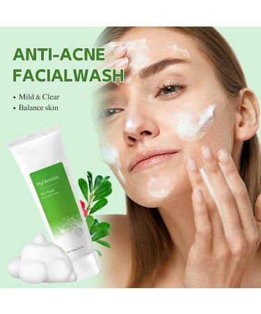Acne Foaming Wash Acne Face Wash Gentle Face Wash for Acne Prone Skin Anti-Acne Facial Wash for Deep Pore Cleansing Tea Tree Oil Facial Cleanser with Hyaluronic Acid Deep Hydration - Buy Online on SooperMarket.com
