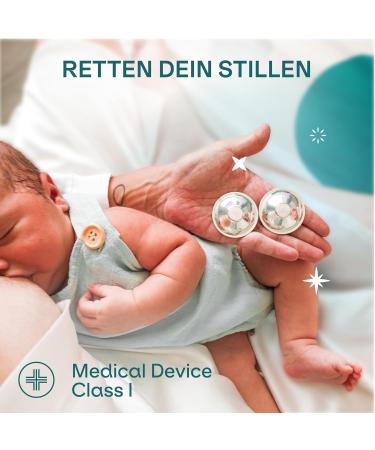 Koala BabyCare Silver H tchen - 2 Maxi Size Nipple Protectors | Soothing & Certified Medical Relief for Sensitive Nipples - Buy Online on SooperMarket.com