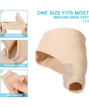 Bunion Corrector and Toe Straightener - Orthopedic Treatment for Hallux Valgus - Gel Silicone Nude - Buy Online on SooperMarket.com