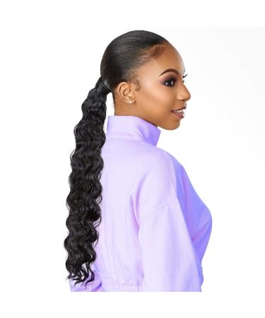 Sensationnel Instant Up & Down Pony Wrap Half Wig UD 9 - 1B Off Black - Buy Online on SooperMarket.com