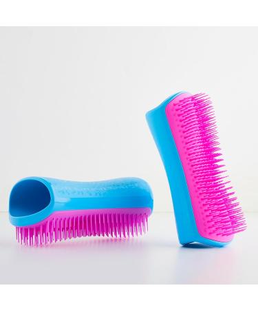 Tangle Teezer | Pet Teezer | De-Shedding and Dog Grooming Brush | Dry Brush or Dog Bath Brush | Blue & Pink Blue & Pink 1 Count (Pack of 1) - Buy Online on SooperMarket.com