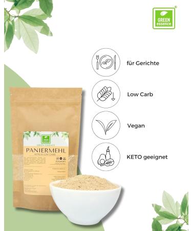 Buy Keto Low Carb Bread Flour 250g - Vegan Additive-Free No Palm Oil - Perfect for Breading Meat Fish & Vegetables - Buy Online on SooperMarket.com