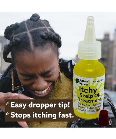 Urban ReLeaf Itchy Scalp Oil Treatment | Soothe Irritation for Braids Wigs & More | Natural Herbal Remedy Made in USA - Buy Online on SooperMarket.com
