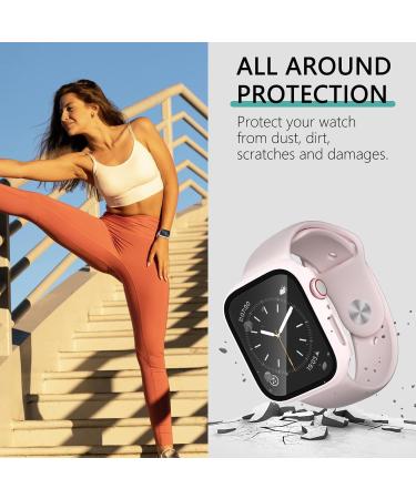 16 Pack COMMUTER Apple Watch SE (2nd Gen) Screen Protector - 2022 New Hard PC Protective Cover with Tempered Glass Film - Fits iWatch SE/6/5/4 40mm - Multiple Colors - Buy Online on SooperMarket.com
