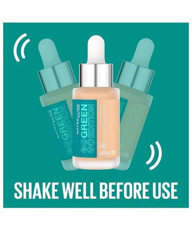 Maybelline Green Edition Superdrop Tinted Oil Makeup - Natural Coverage | 8 Shades, Jojoba & Marula Oil - 0.67 Fl Oz - Buy Online on SooperMarket.com