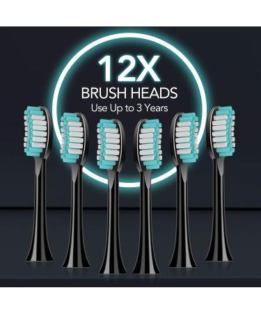 Sonicare Electric Toothbrush with 12 Dupont Brush Heads | 15 Cleaning Modes | 4 Hours Charging for 60 Days Use | Whitening Dental Care for Adults & Kids - Buy Online on SooperMarket.com