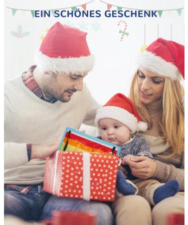 Dcsioike Baby Toys for 0-9 Months | Montessori Fabric Books with Mirror | Foldable Hanging Gifts for Newborn Girls - Buy Online on SooperMarket.com