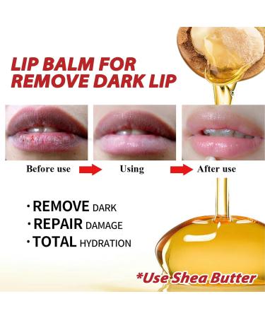 Lip Lightening For Dark Lips Moisturizing Lip Balm Whitening & Brightening Lip Balm Lips Pink Bleaching Cream Balm Lip Care Lightens Remove Dark Lips (1PC) - Buy Online on SooperMarket.com