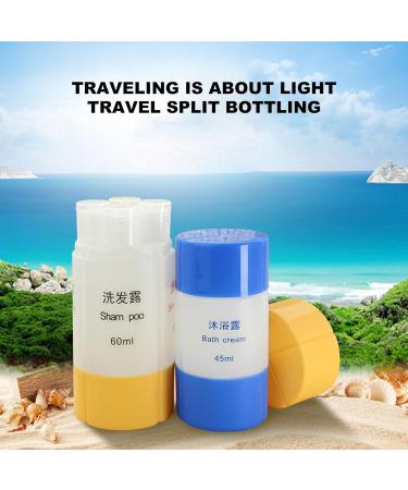 Refillable Plastic Bottle Set Durable Split Bottle with Stable Liquid Outlet Multipurpose for Essential Oils Shampoo Dishwashing Soap Compact and Portable Reusabl - Buy Online on SooperMarket.com