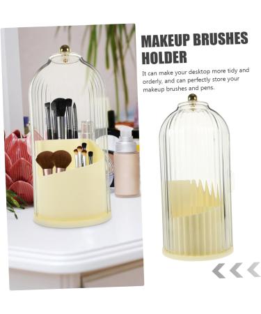 OFFSCH Eyeliner Pencil Makeup Brush Holder with Lid Cosmetics Desktop Organizer To Rotate Baby Brush Case - Buy Online on SooperMarket.com