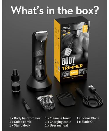 Buy Kibiy Electric Intimate Razor for Men - Waterproof LED Display Extra Replaceable Blades - Buy Online on SooperMarket.com