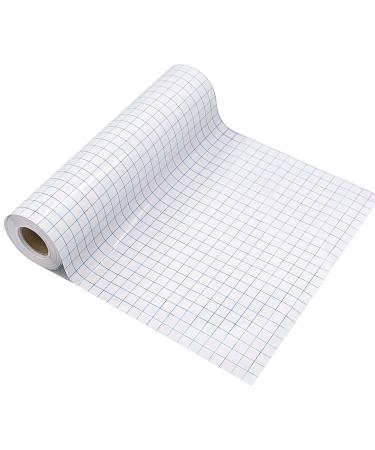 JANDJPACKAGING Transfer Tape for Vinyl - 12 x 50 FT w/Blue Alignment Grid for Adhesive Vinyl - Medium Tack Vinyl Transfer Tape for Silhouette Cameo