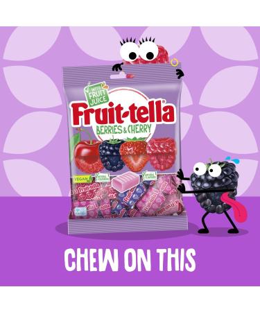 Fruittella Berries & Cherry Soft Chew Sweets 170 g (Pack of 8) - Buy Online on SooperMarket.com