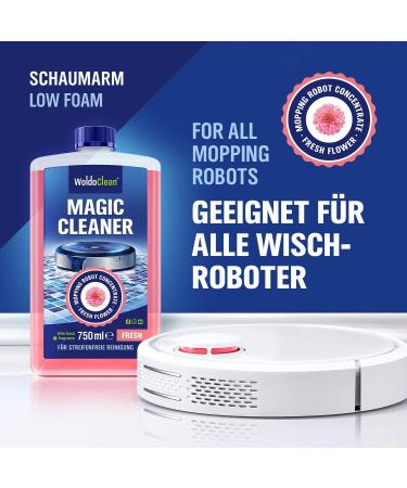 Floral Scent Wiping Robot Cleaning Agent for Ceramic Porcelain Glazed & Stoneware Tiles - Effective International Shipping - Buy Online on SooperMarket.com