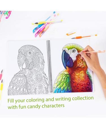 Reaeon 24 Colors Gel Pens - Art Markers for Adults & Kids | Extra Ink | Ideal for Coloring Books & Drawing - Buy Online on SooperMarket.com