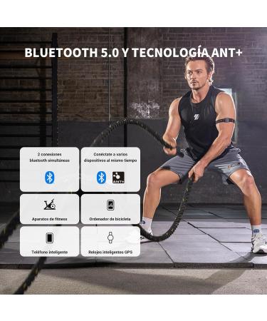 COOSPO HW9 Heart Rate Monitor - Bluetooth Ant+ Sensor IP67 Waterproof Smart HRM Pulse Bracelet Compatible with Polar Wahoo Garmin Wift Elite - Black - Buy Online on SooperMarket.com