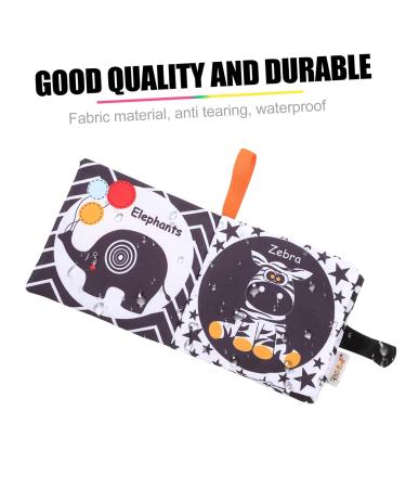 Upkoch 6-Piece Fabric Book Learning Toys for Toddlers | Early Education Books | Soft Peach Skin Baby Toys - Buy Online on SooperMarket.com