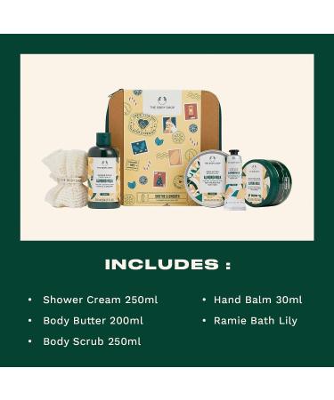 The Body Shop Soothe & Smooth Almond Milk Gift Set - Hydrating Vegan Skincare for Dry/Sensitive Skin (5 Items) - Buy Online on SooperMarket.com